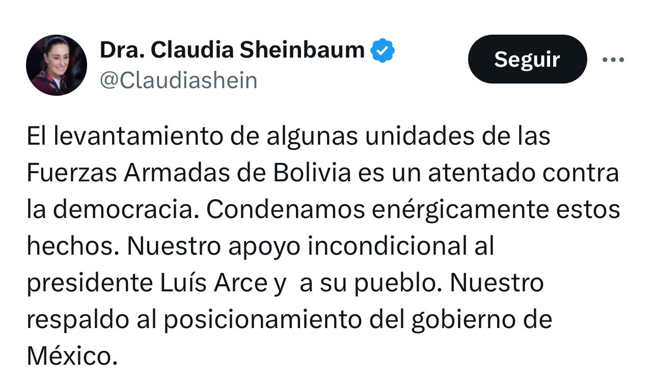 1719465793 494 Lideres mundiales condenan movimientos militares en intento de golpe en