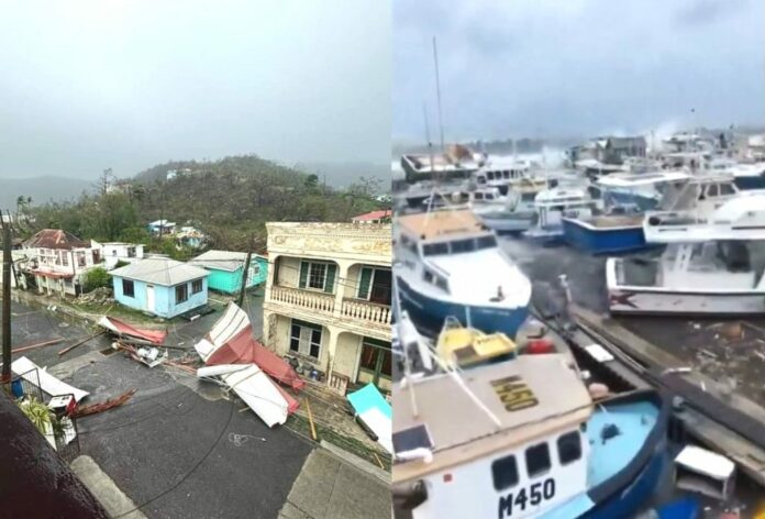 Beryl dejó un rastro de destrucción a su paso por el Caribe