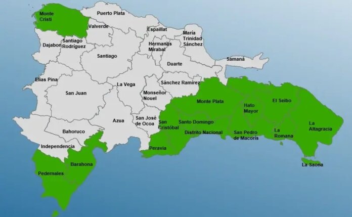 El COE mantiene a 13 provincias en alerta verde