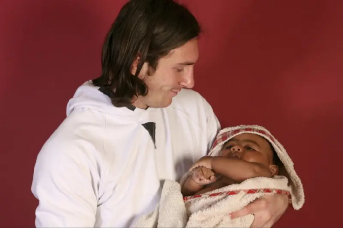 La historia de las fotos de Messi y un Lamine Yamal bebé que se han vuelto virales