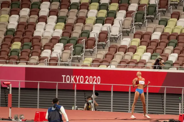Yulimar Rojas en Tokio 2020.