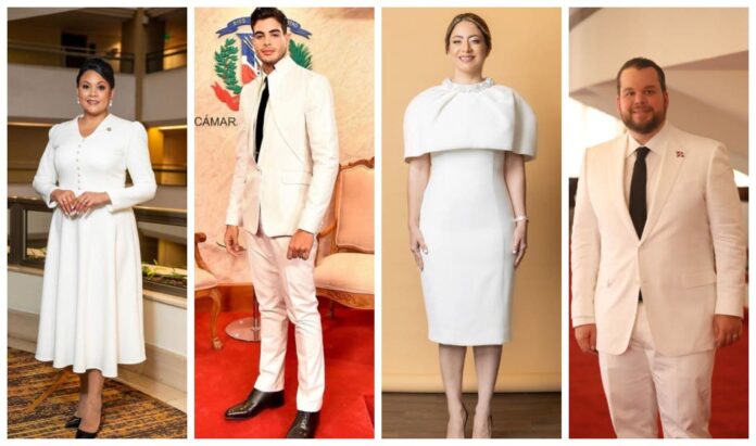 ¡Elegancia y estilo! Así lucieron políticos y personalidades en toma de posesión de Abinader