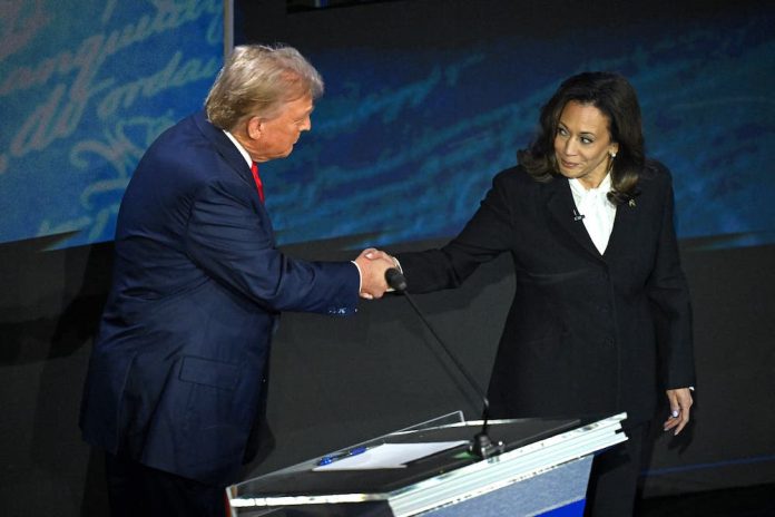 Harris se enfrenta a un Trump irascible en un debate lleno de ataques personales