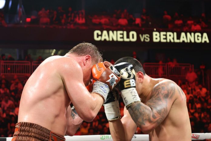 ‘Canelo’ Álvarez vence por votación unánime a Berlanga y retiene ‘Canelo’ Álvarez vence por votación unánime a Berlanga y retiene sus títulos mundiales