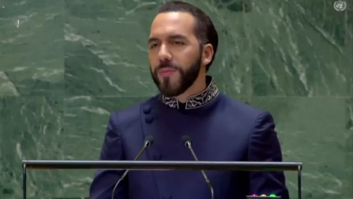Bukele dice en la ONU que el mundo «está dividido, preocupado, hostil y sin esperanza»