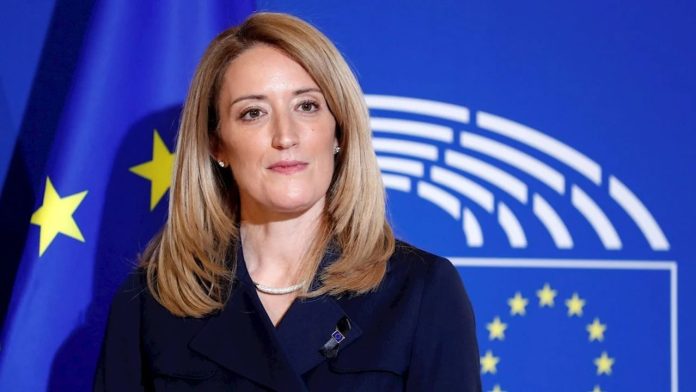 Presidenta del Parlamento Europeo se reúne con Edmundo González
