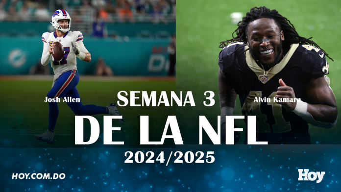 Semana 3 de la NFL 2024-2025: ¿Quiénes son los favoritos para cada partido?