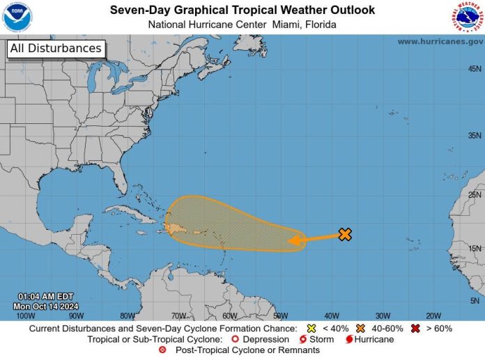 Onda tropical tiene «alta probabilidad» de convertirse en ciclón