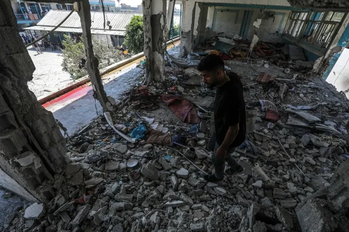 Diez muertos y 30 heridos en ataque contra una escuela en Gaza
