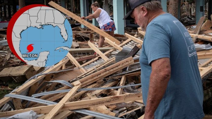 Milton se convierte en huracán y amenaza Florida en medio de la recuperación de Helene