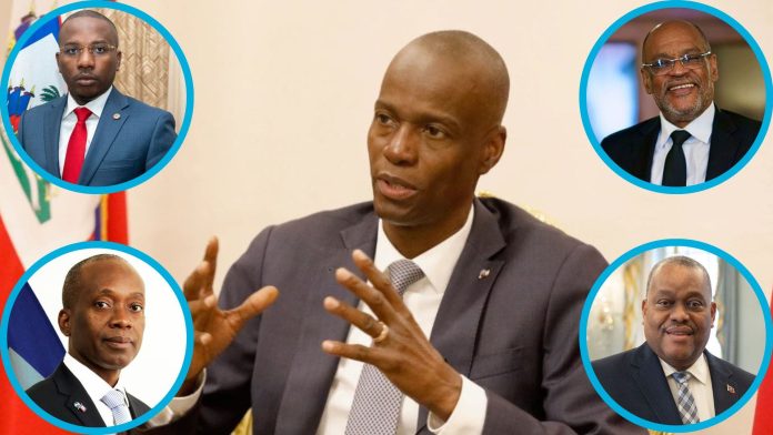 ¿Cuántos primer ministros han pasado desde la muerte de Jovenel Moïse en Haití?