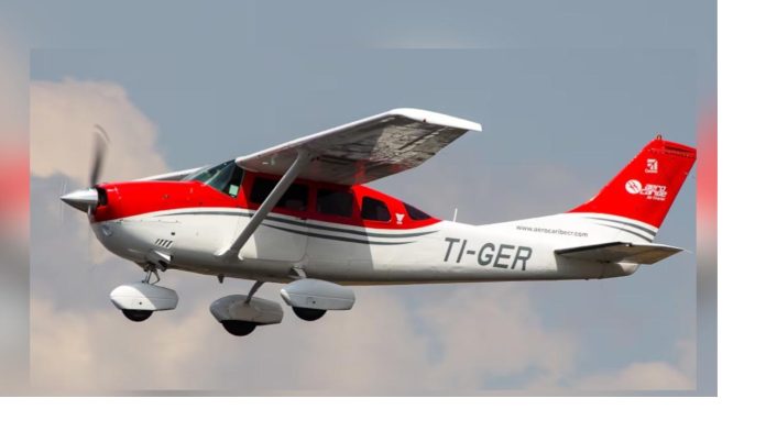 Avioneta con seis ocupantes se estrella en un cerro en Costa Rica