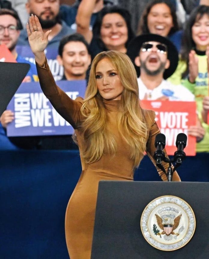 Maná y JLO impulsan la campaña de Kamala Harris y Maná y JLO impulsan la campaña de Kamala Harris y llaman al voto latino en Las Vegas