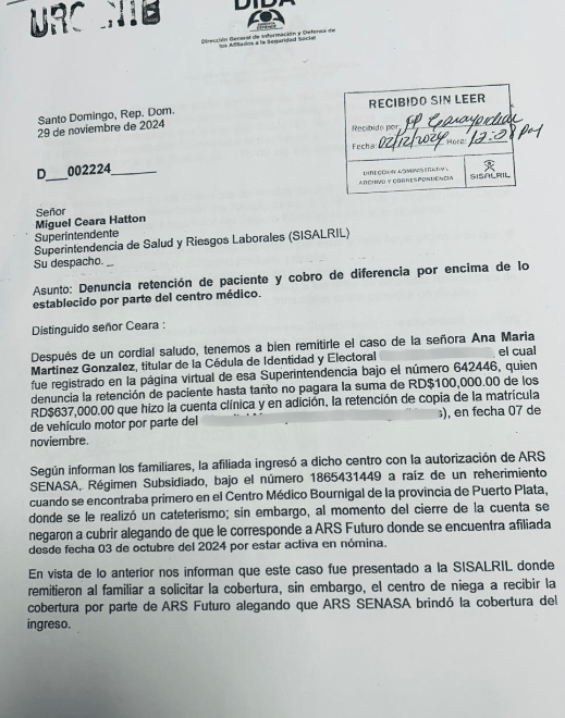 1733171285 647 DIDA remite a SISALRIL incidencias en Prestadores de Servicios de