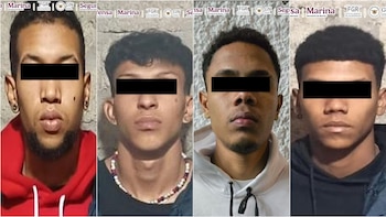 Estas fueron las personas detenidas por las autoridades federales. Foto: SSPC