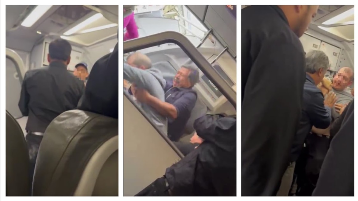 Difunden video de la detención del hombre que trató de secuestrar el vuelo 3041 de Volaris