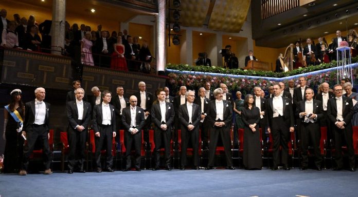 Rey entrega los premios Nobel