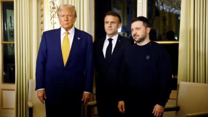 Trump se reúne con Zelenski en el Elíseo, en un encuentro organizado por Macron