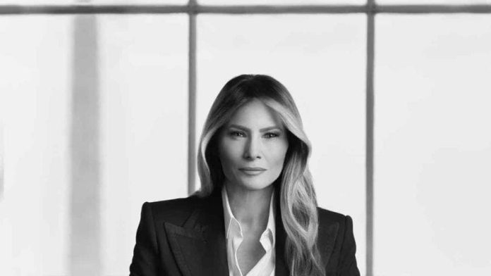 Esta es la foto oficial de Melania Trump