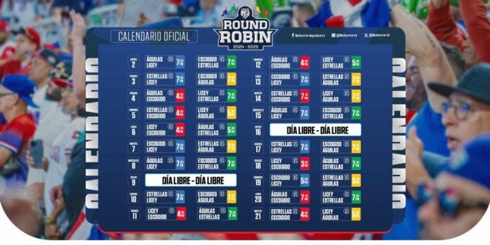 Este es el calendario oficial Round Robin del torneo de 2024-25