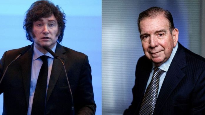 Milei se reunirá en Argentina con Edmundo González