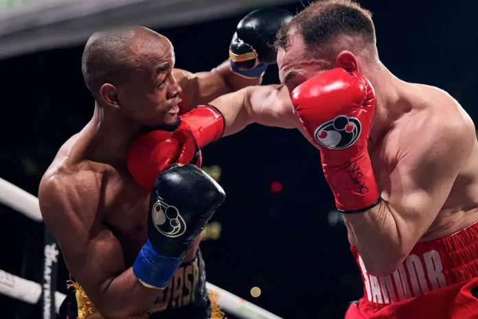 “La Avispa “ Puello retiene su título mundial ante Sandor Martín