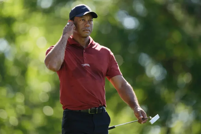 Tiger Woods dice que se rompió el tendón de Aquiles y quedará fuera del Masters