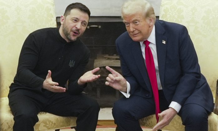 Trump y Zelenski chocan durante encuentro en EU