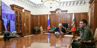 PRIMERAS IMÁGENES de la reunión de Putin sobre la situación en la zona del operativo militar especial