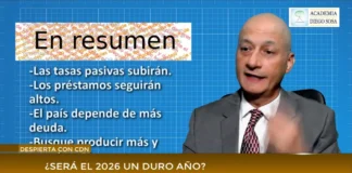 Diego Sosa advierte sobre un 2026 económico más difícil