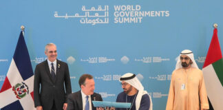 EAU y República Dominicana acuerdan realizar diálogo regional de Cumbre Mundial de Gobiernos a finales de 2026