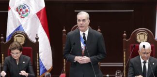 Discurso de rendición de cuentas del presidente Luis Abinader en el salón de la Asamblea Nacional ante la reunión conjunta de senadores y diputados