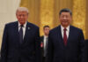 Trump y Xi asisten a un banquete de Estado