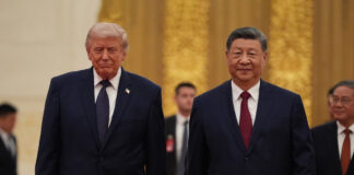 Trump y Xi asisten a un banquete de Estado