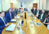 Delegación del Departamento del Tesoro visita al gobernador del Banco Central