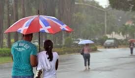 Vaguada continuará generando aguaceros este lunes en varias provincias