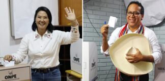 Cierran las urnas en Perú y comienza el conteo del balotaje entre Keiko Fujimori y Roberto Sánchez