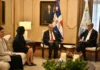 Presidente Abinader recibe en el Palacio Nacional al secretario general de la ONU Guterres
