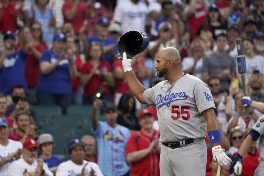 Pujols a lista de covid tras recibir segunda vacuna