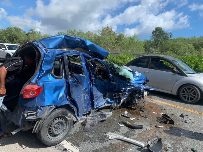 Una persona fallecida y otra herida en accidente en Punta Cana