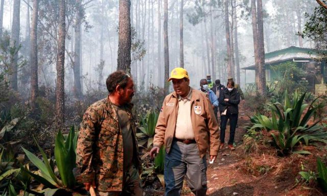 Controla incendios en el Parque Nacional Sierra de Bahoruco