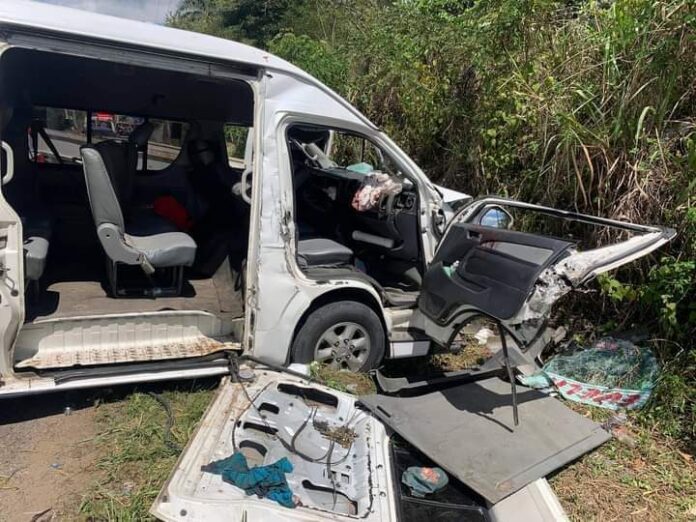 Siete heridos en un accidente en la carretera Sabana Grande de Boyá-Monte Plata