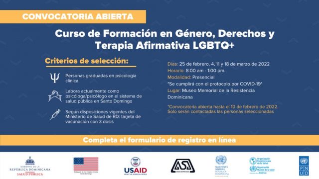 Realizan curso de Formación en Género, Derecho, LGBTQ+