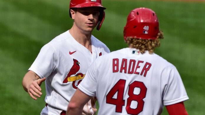Harrison Bader y Tyler ONeill
