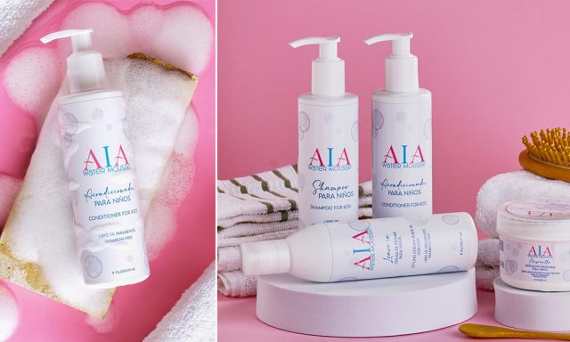 Aia Water Mousse la linea capilar para ninos