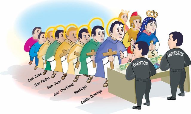 Exenciones para los Santos e Impuestos para la Virgen