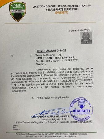 Digesett destituye encargada del canodromo Ysabelita de los Santos