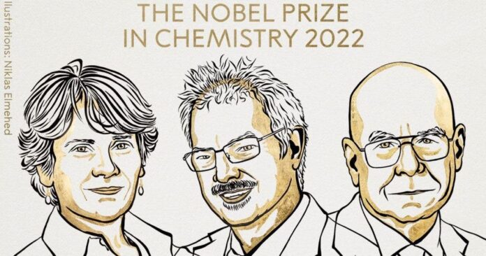 Carolyn R. Bertozzi, Morten Meldal y K. Barry Sharpless fueron reconocidos con el Nobel por su labor en química clic y reacciones bioortogonales, que sirven para producir medicamentos contra el cáncer, analizar ADN y crear materiales a medida para usos concretos. 
