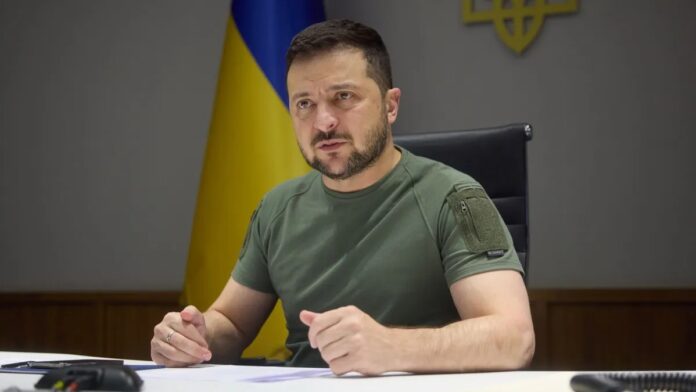 Zelenski dice que presencia ucraniana en Fráncfort es un acto de resistencia