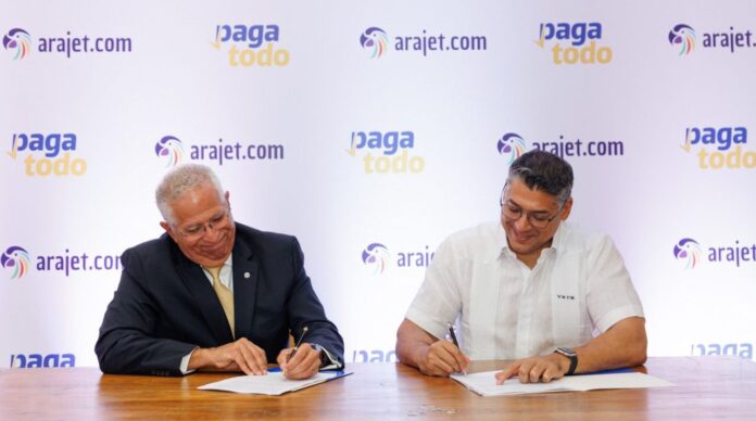 (VIDEO) Usuarios de Arajet podrán comprar boletos aéreos en TodoPago, gracias a alianza